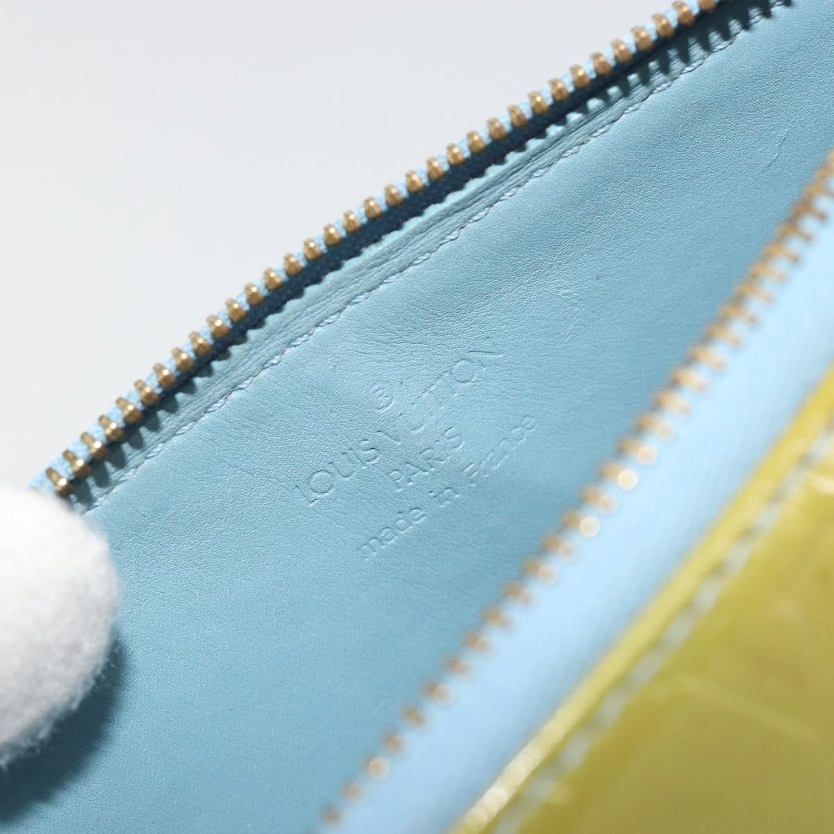 Louis Vuitton Lexington Pochette Monogram Vernis Green Patent_Leather Clutche & Pouche Bag (Pre-Owned)