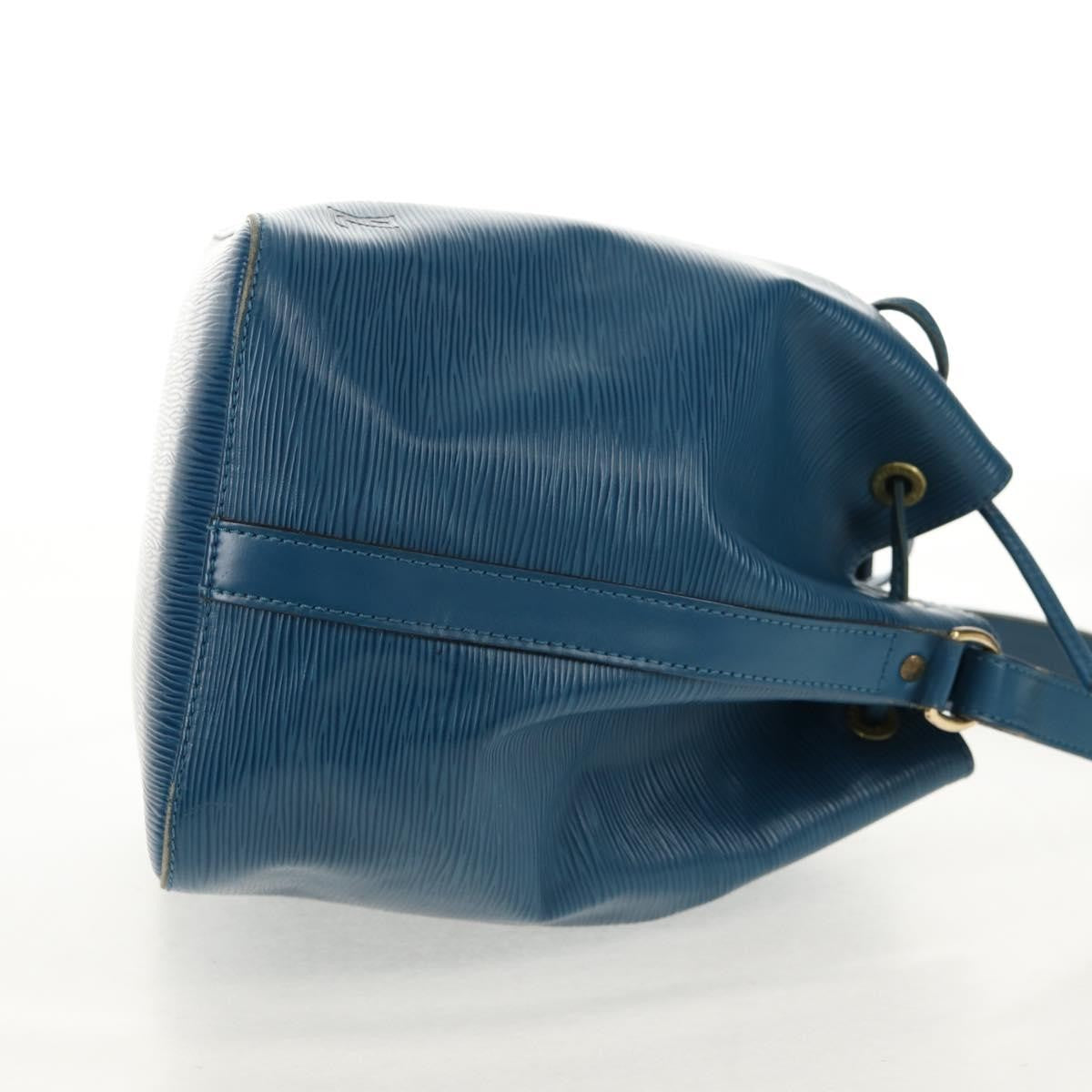 Louis Vuitton Petit Noe Epi Leather Blue Leather Shoulder Bag Bag (Pre-Owned)