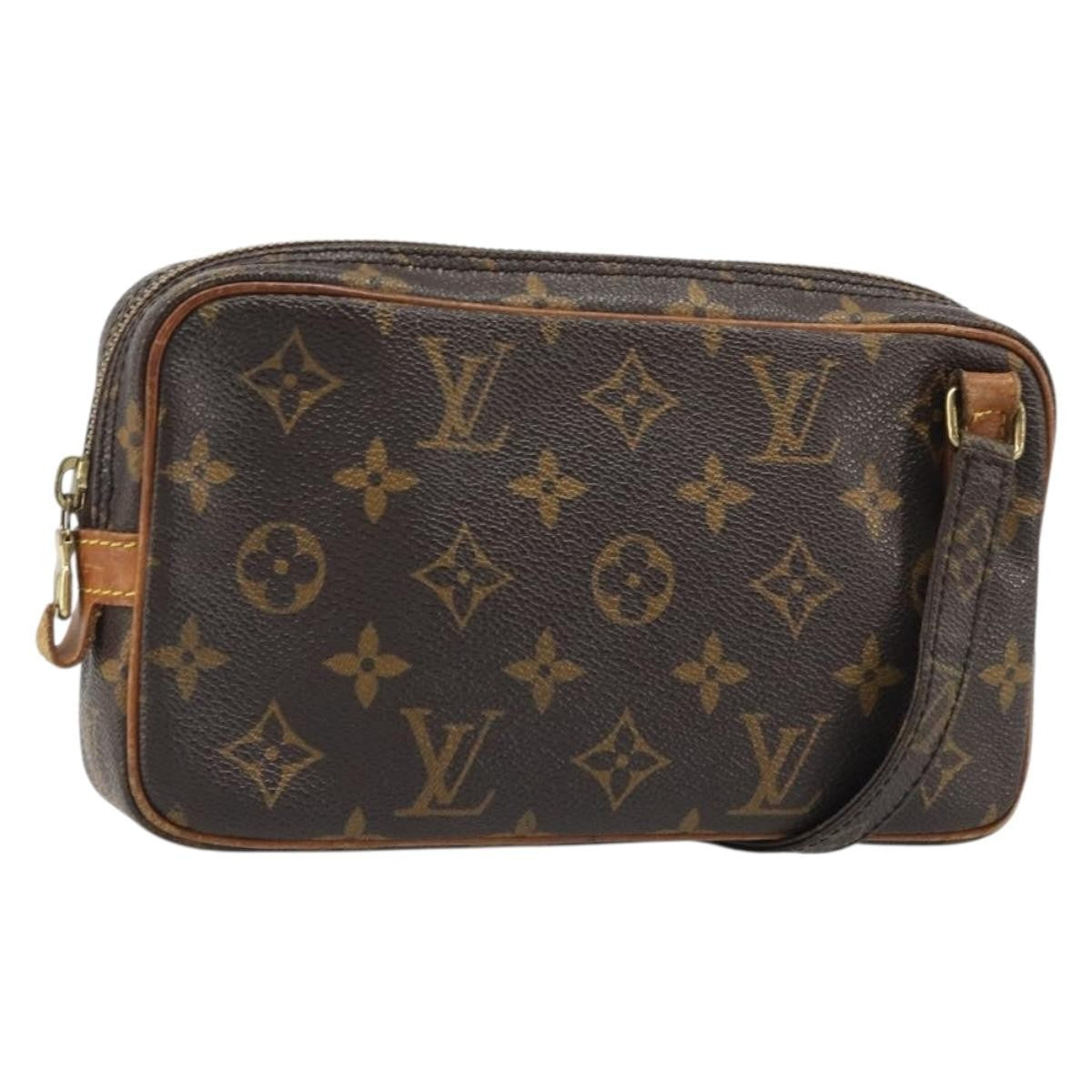 Louis Vuitton Pochette Marly Bandouliere Monogram Canvas Brown Canvas Shoulder Bag Bag (Pre-Owned)