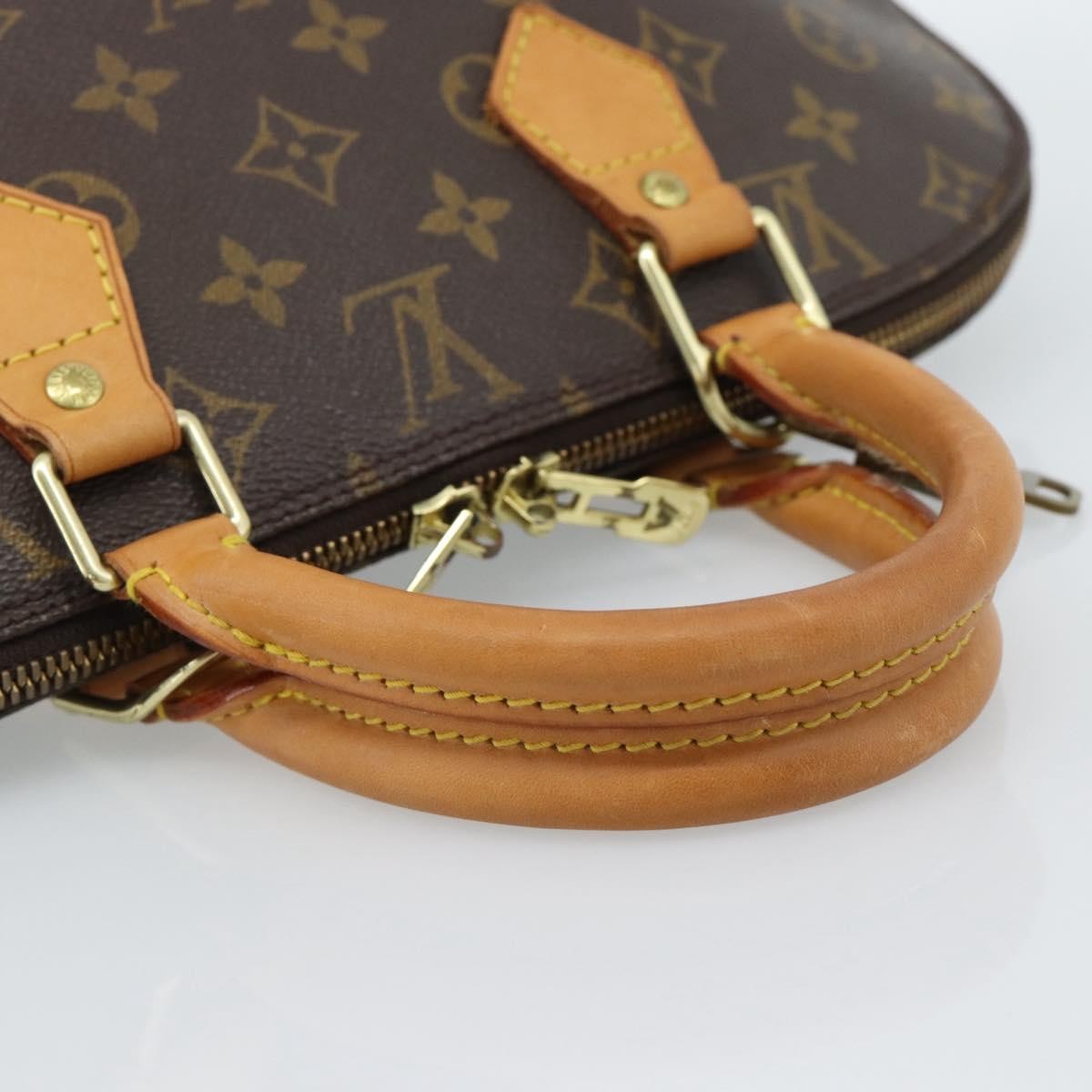 Louis Vuitton Alma Monogram Canvas Brown Canvas Handbag (Pre-Owned)