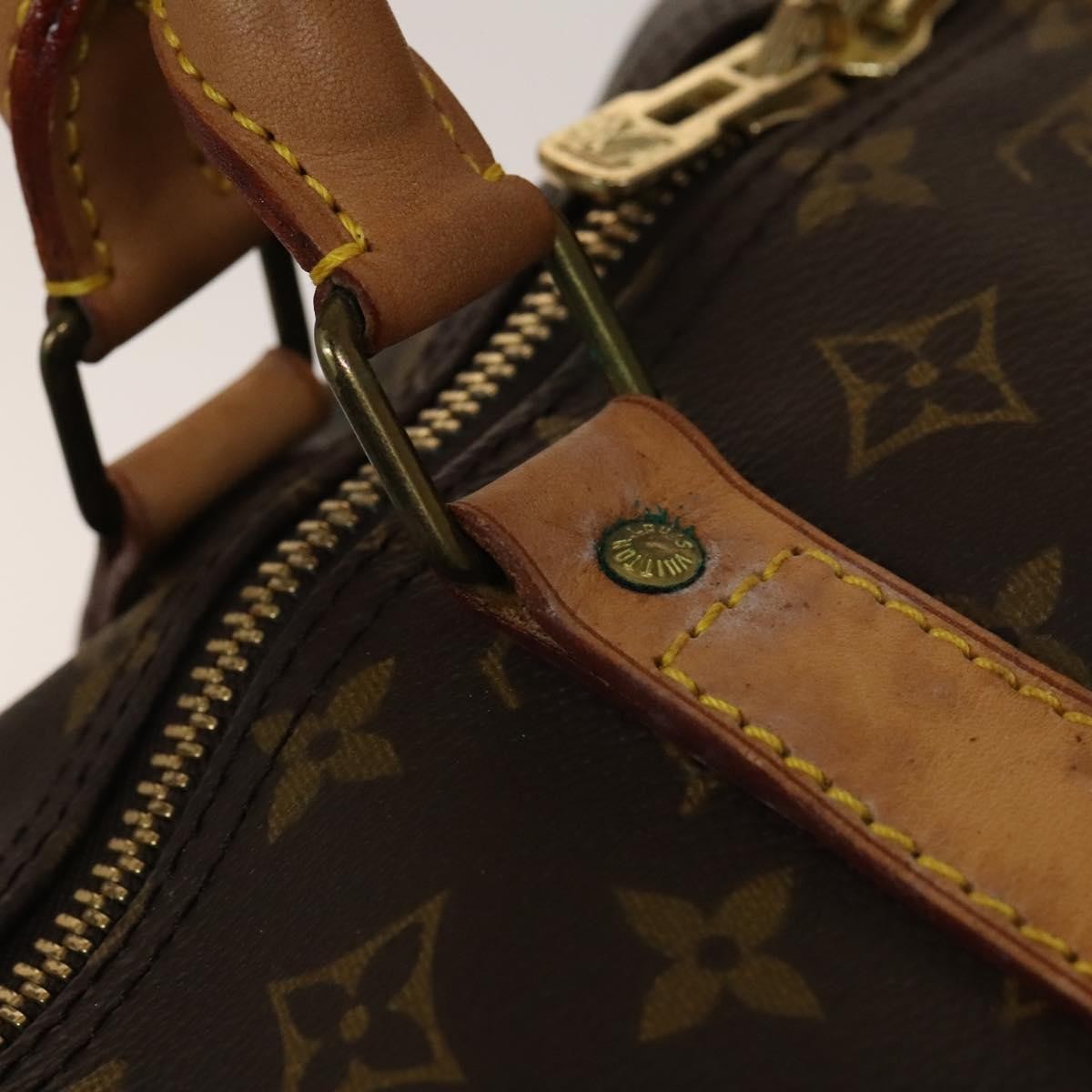 Louis Vuitton Keepall Monogram Canvas Brown Canvas Bag (Pre-Owned)