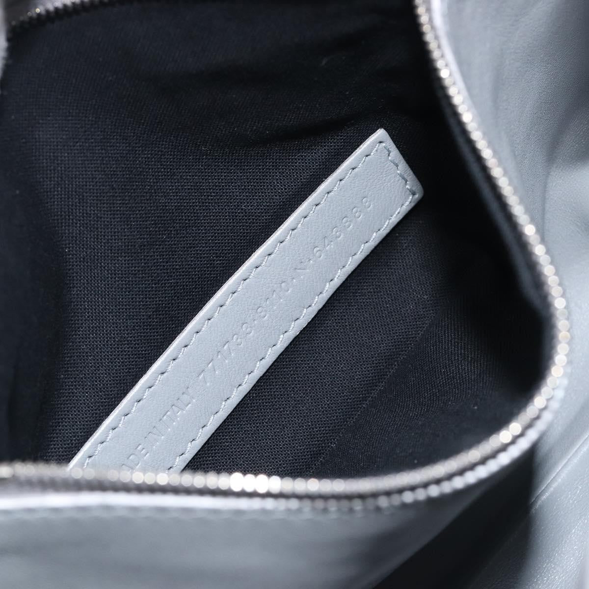 Balenciaga Mary Kate Sling Leather Silver Leather Handbag (Pre-Owned)