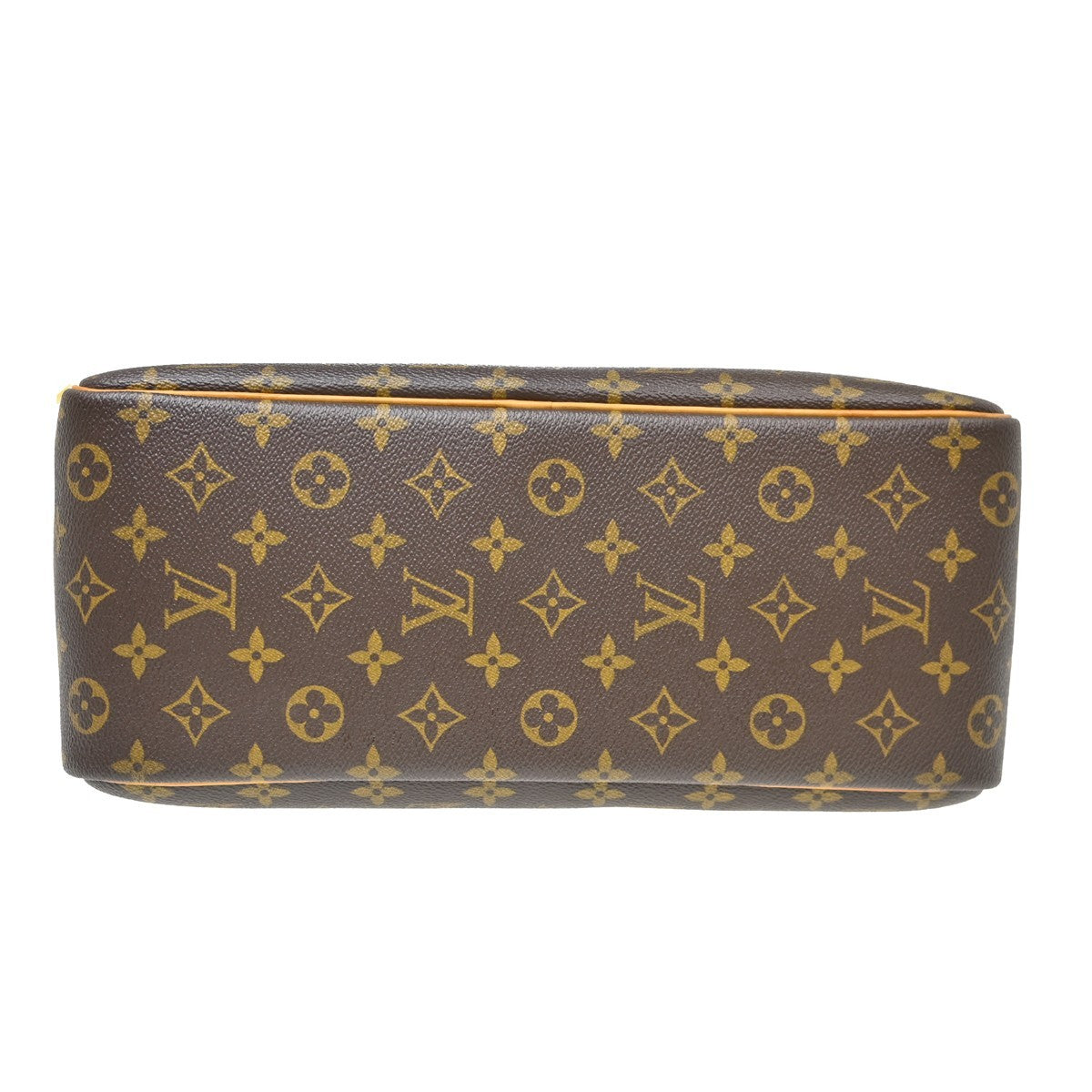 Louis Vuitton Deauville Monogram Brown Canvas Handbag (Pre-Owned)