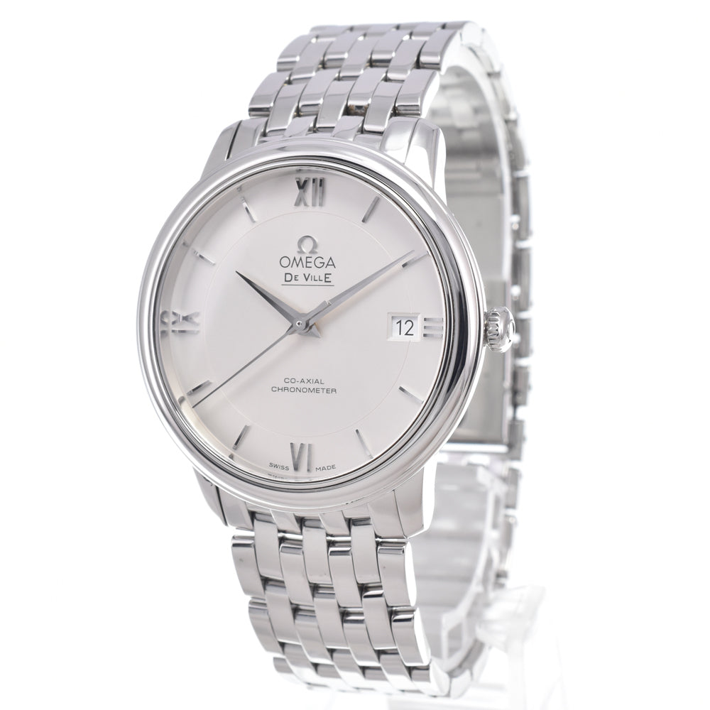 Omega De Ville Prestige Co-Axial Chronometer Automatic Stainless Steel Watch (Pre-Owned)