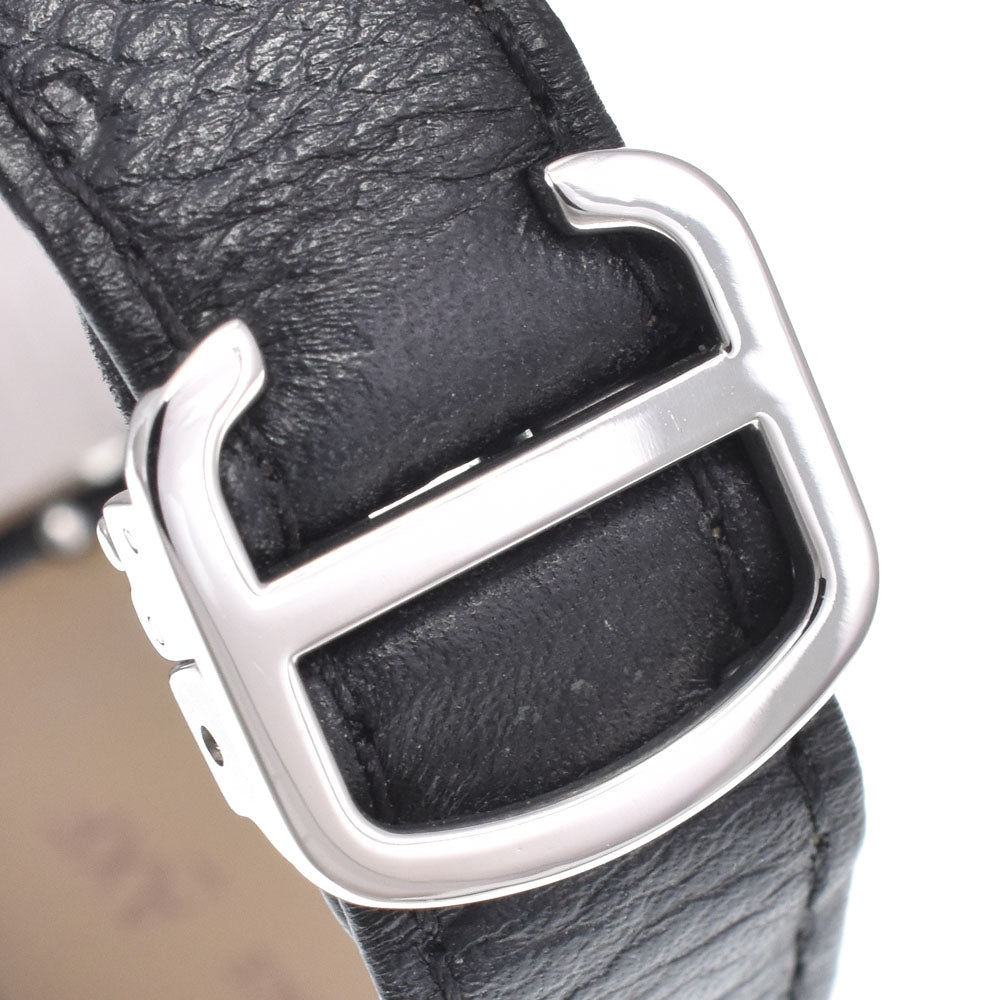 Cartier Must De Cartier Tank Quartz Stainless Steel And Leather Watch (Pre-Owned)