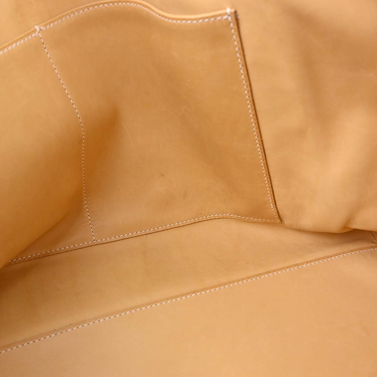 Hermes Paris-Bombay Clémence Brown Leather Handbag (Pre-Owned)