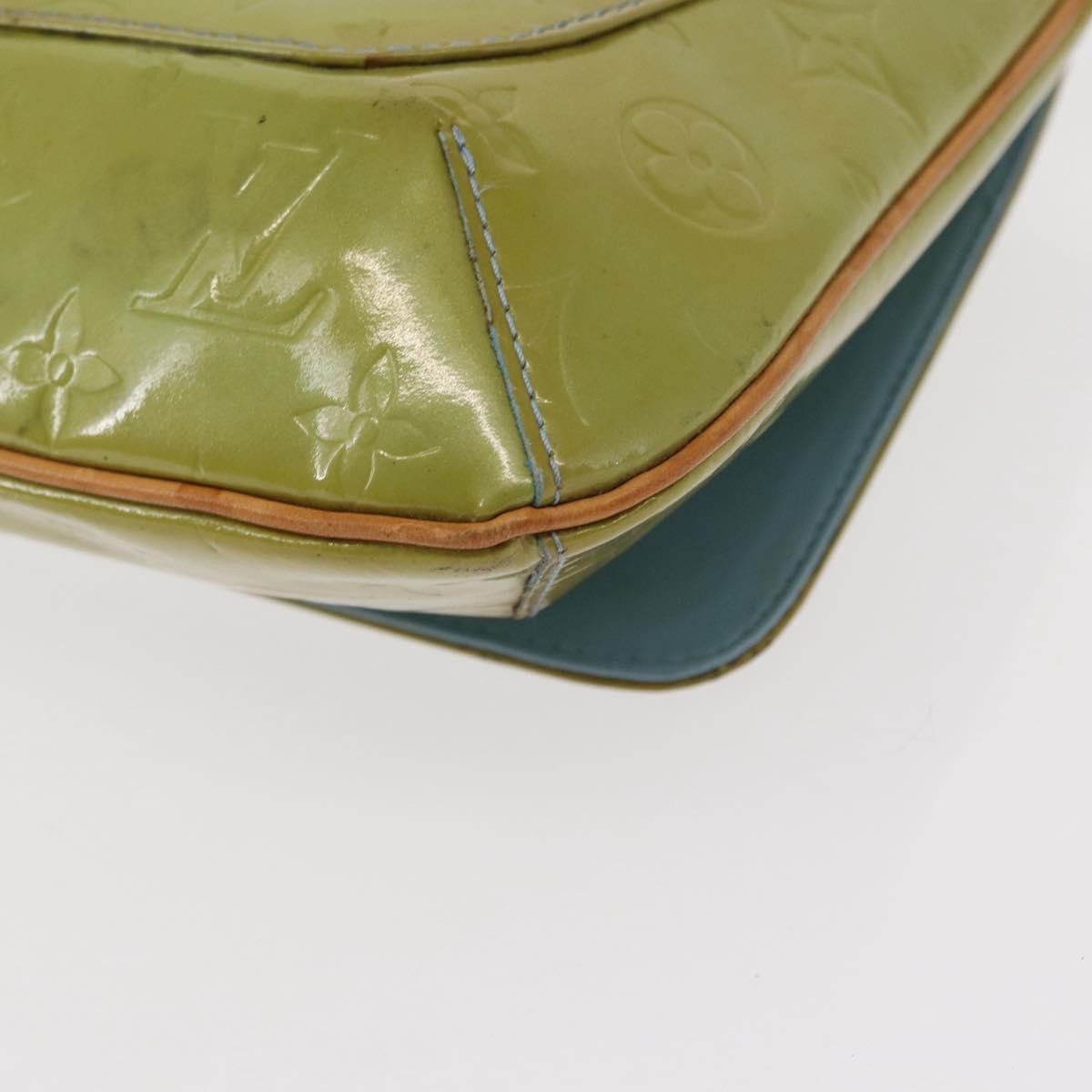 Louis Vuitton Thompson Street Monogram Vernis Blue Patent_Leather Shoulder Bag Bag (Pre-Owned)