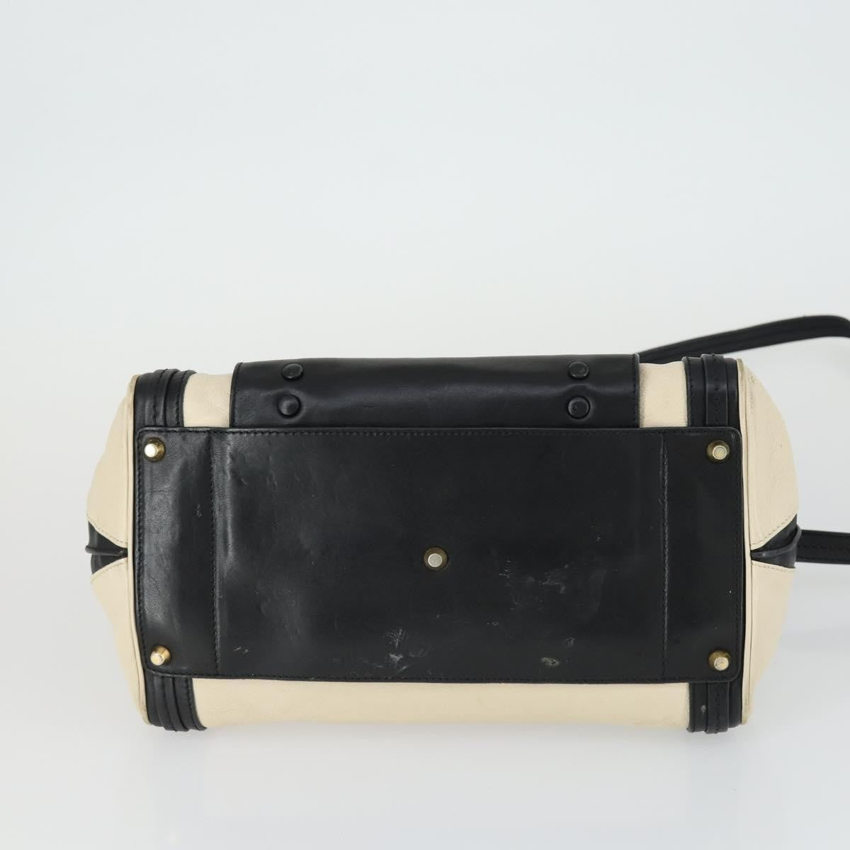 Chloe Alice Satchel Leather White Leather Handbag (Pre-Owned)