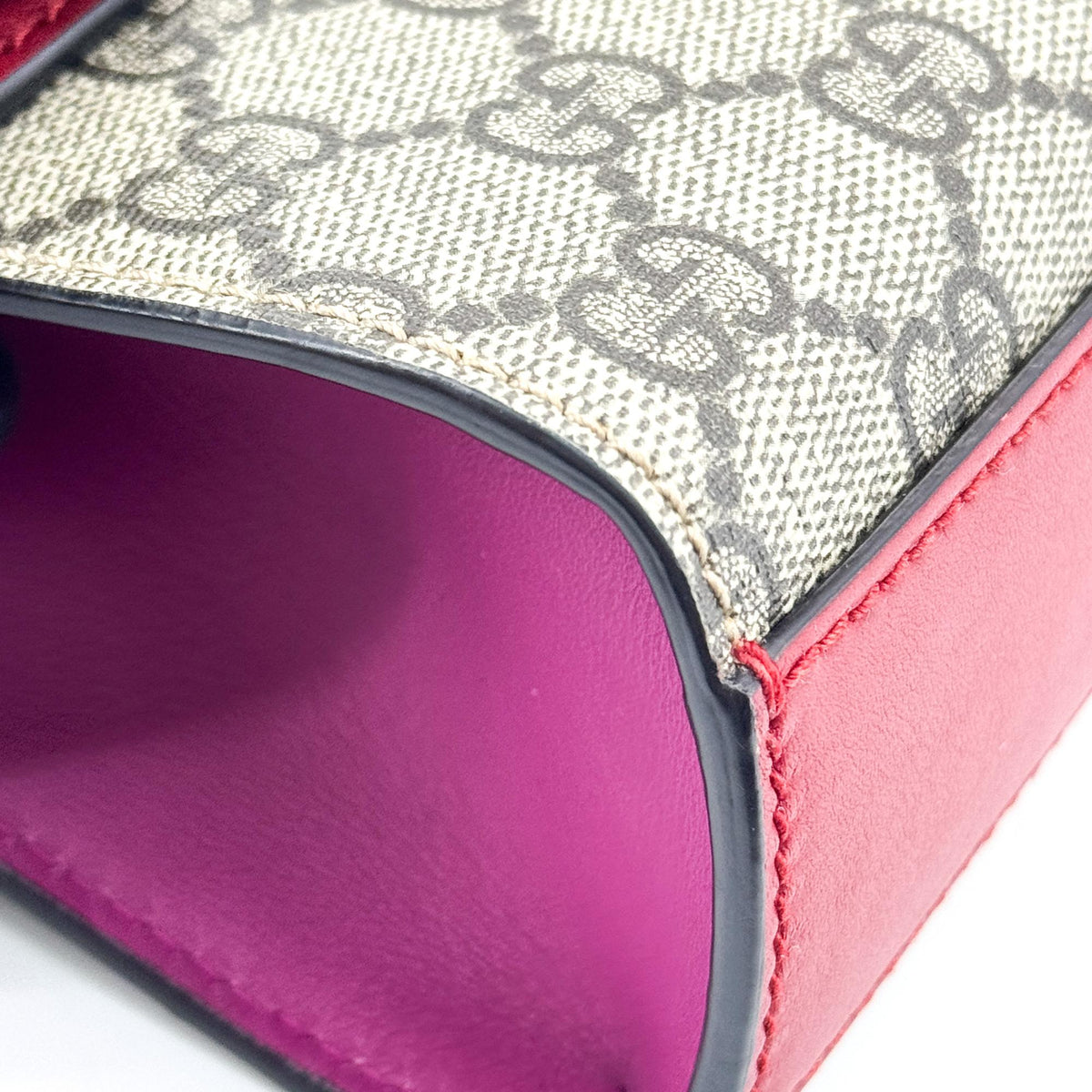 Gucci Padlock Clutch Gg Canvas And Leather Beige Canvas Clutche & Pouche Bag (Pre-Owned)
