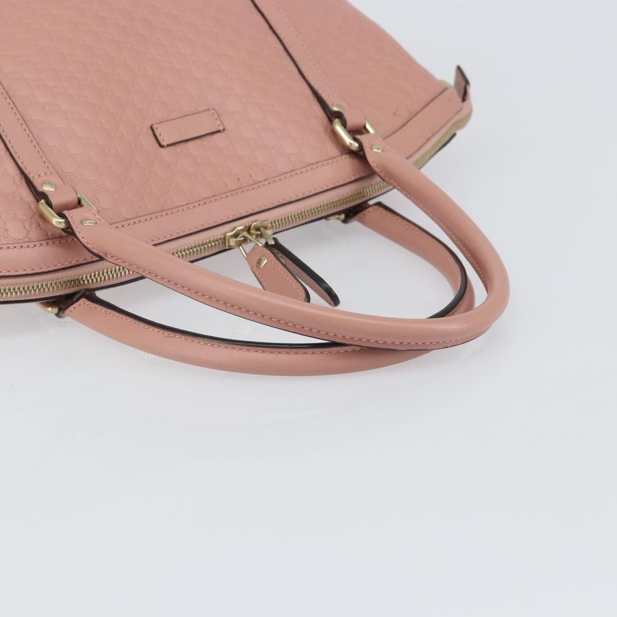 Gucci Britt Convertible Dome Satchel Microguccissima Leather Pink Leather Tote Bag Bag (Pre-Owned)