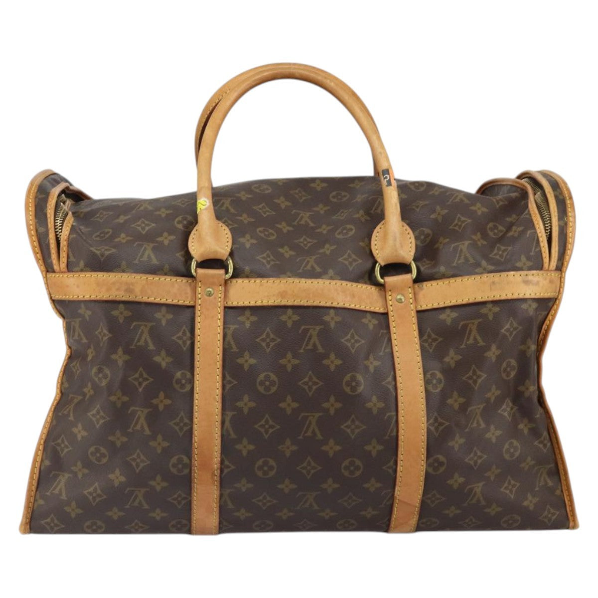 Louis Vuitton Dog Carrier Monogram Canvas Brown Canvas Travel Bag Bag (Pre-Owned)