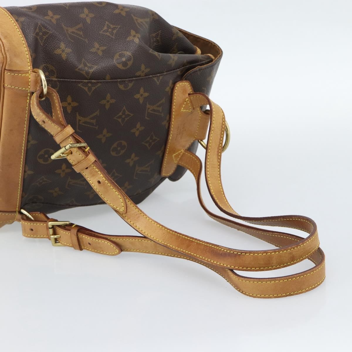 Louis Vuitton Vintage Montsouris Monogram Canvas Brown Canvas Backpack Bag (Pre-Owned)