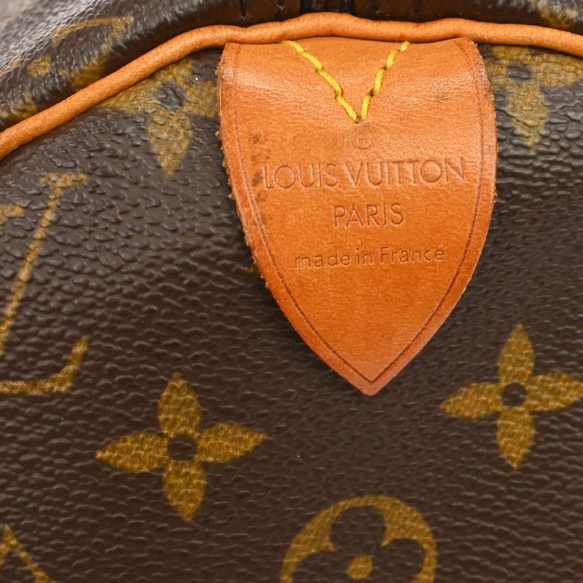 Louis Vuitton Speedy Monogram Brown Canvas Handbag (Pre-Owned)