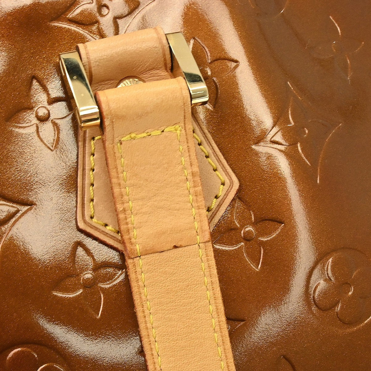 Louis Vuitton Houston Monogram Vernis Brown Patent_Leather Tote Bag Bag (Pre-Owned)