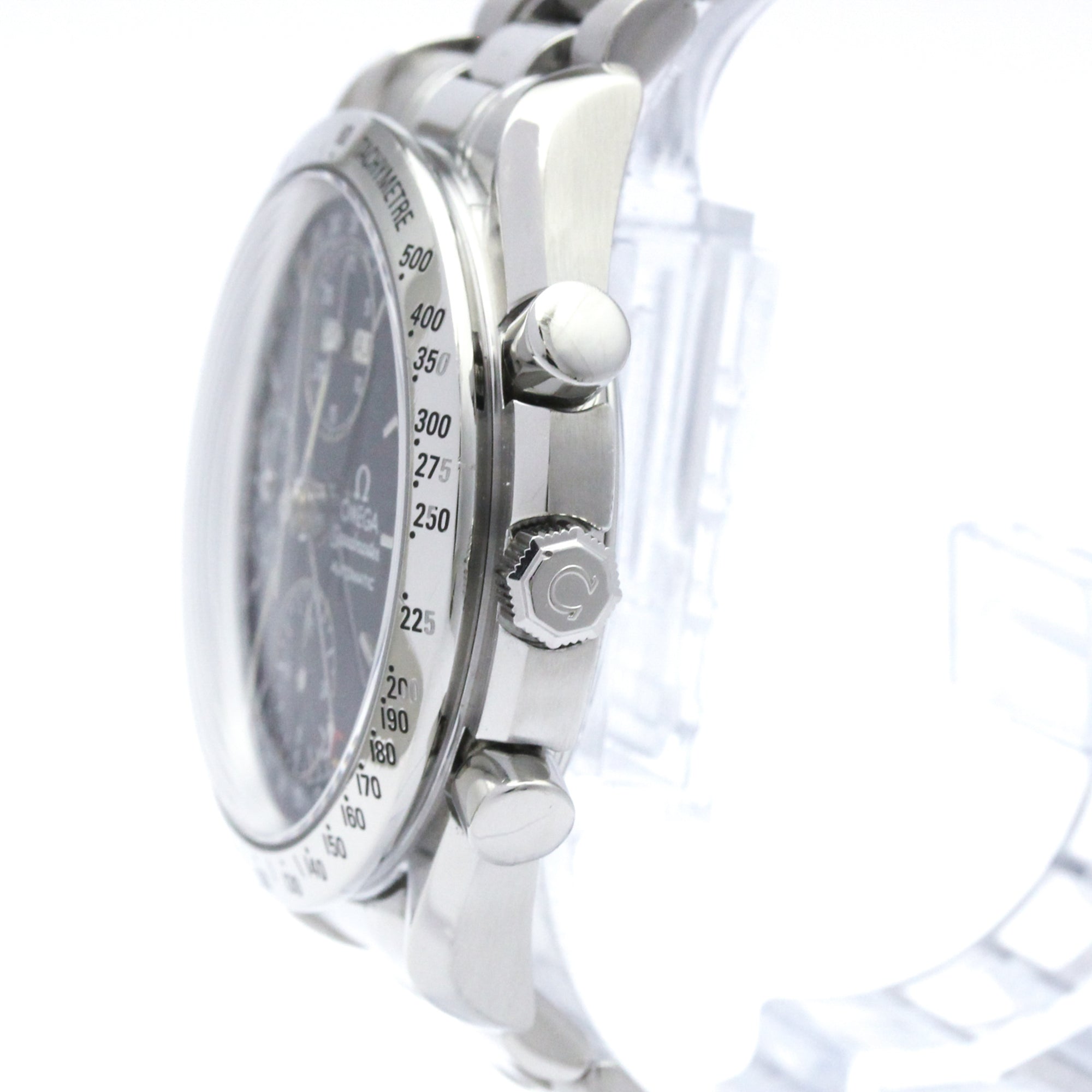 Omega Speedmaster Triple Calendar Chronograph Automatic Stainless Steel Watch (Pre-Owned)