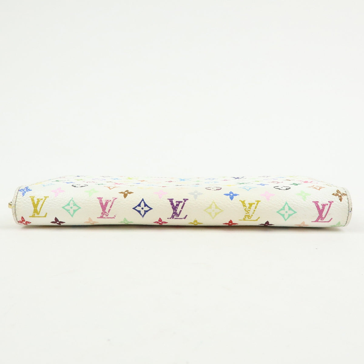 Louis Vuitton Zippy Monogram Multicolor White Canvas Wallets Accessory (Pre-Owned)