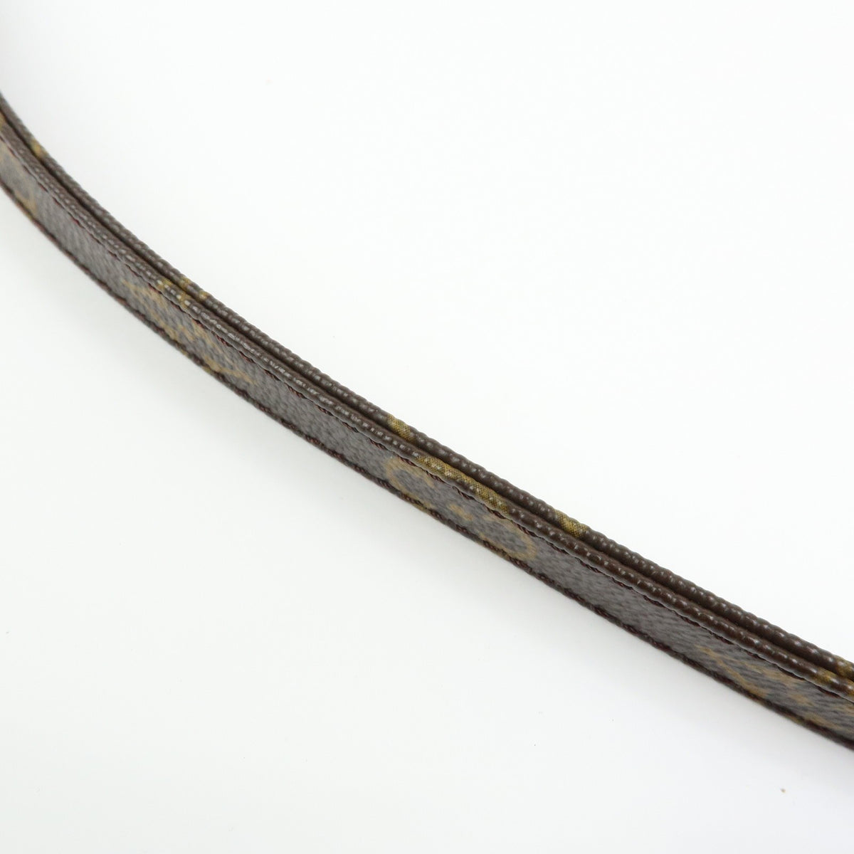 Louis Vuitton Shoulder Strap Monogram Canvas Brown Canvas Straps Accessory (Pre-Owned)