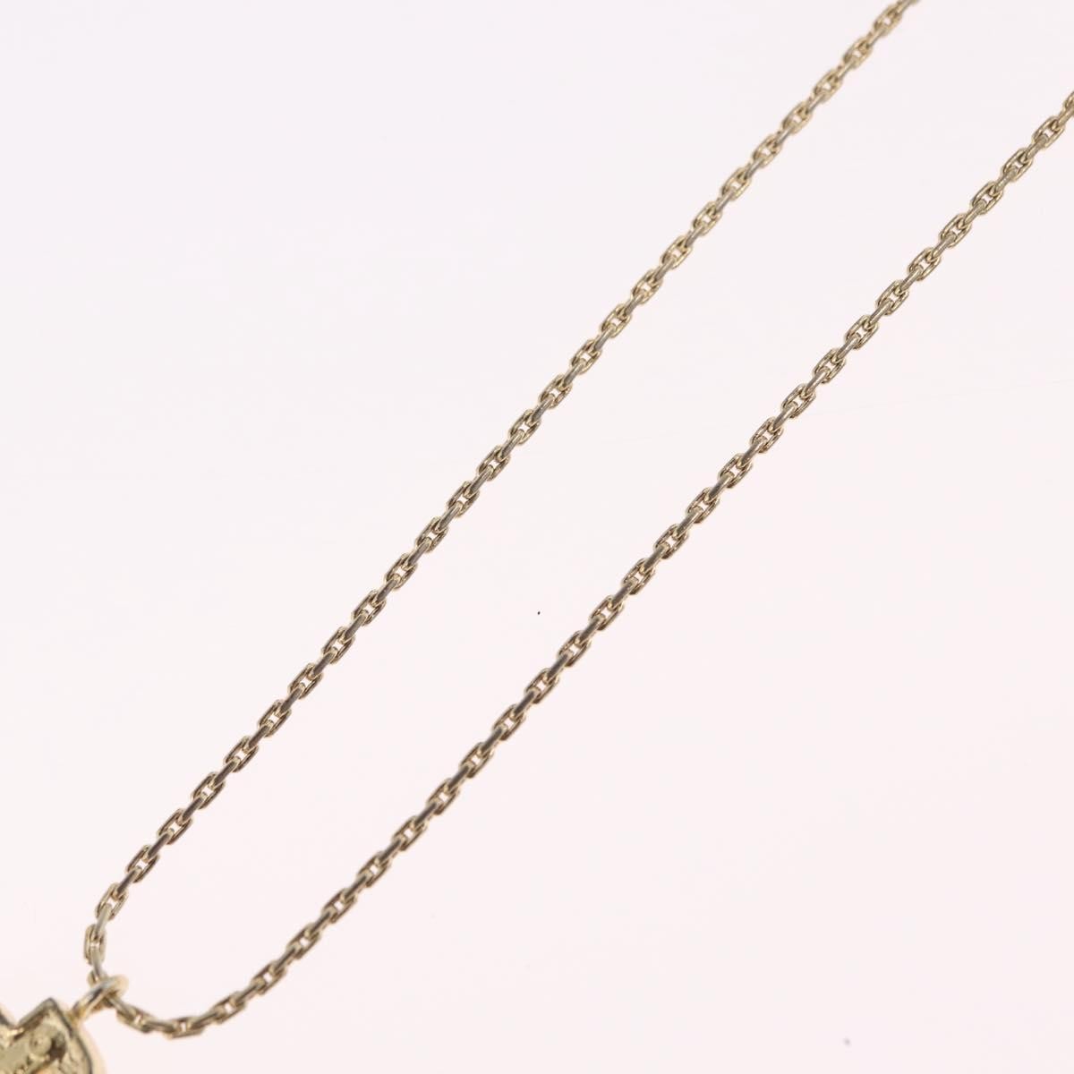 Christian Dior Cd Pendant Metal Gold Metal Necklace Jewelry (Pre-Owned)