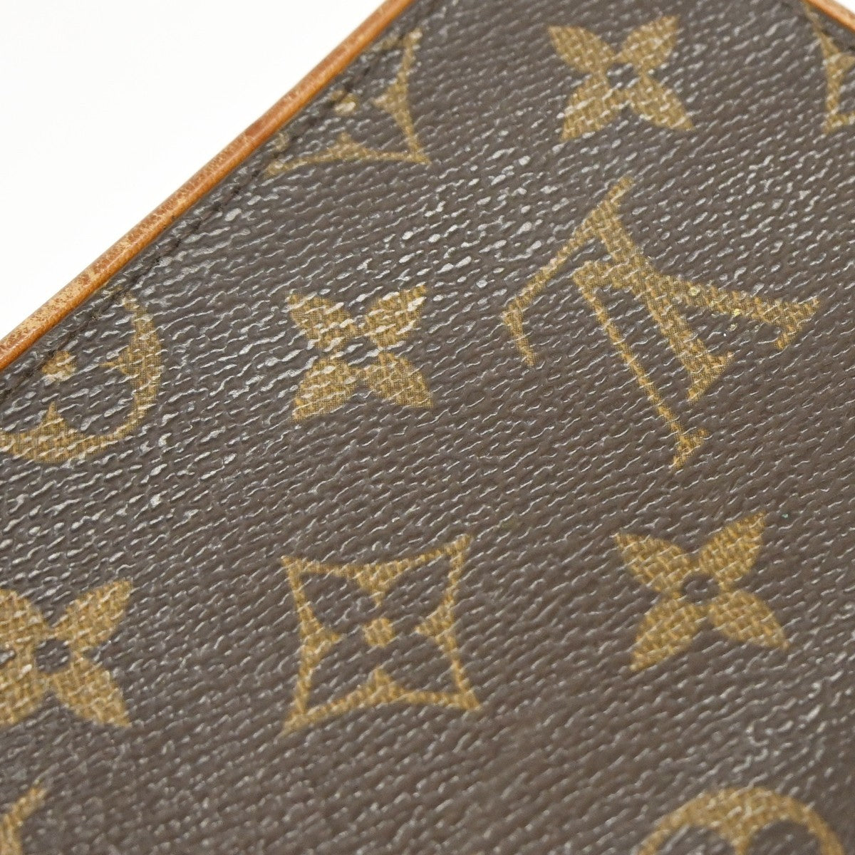 Louis Vuitton Twin Monogram Canvas Brown Canvas Clutche & Pouche Bag (Pre-Owned)