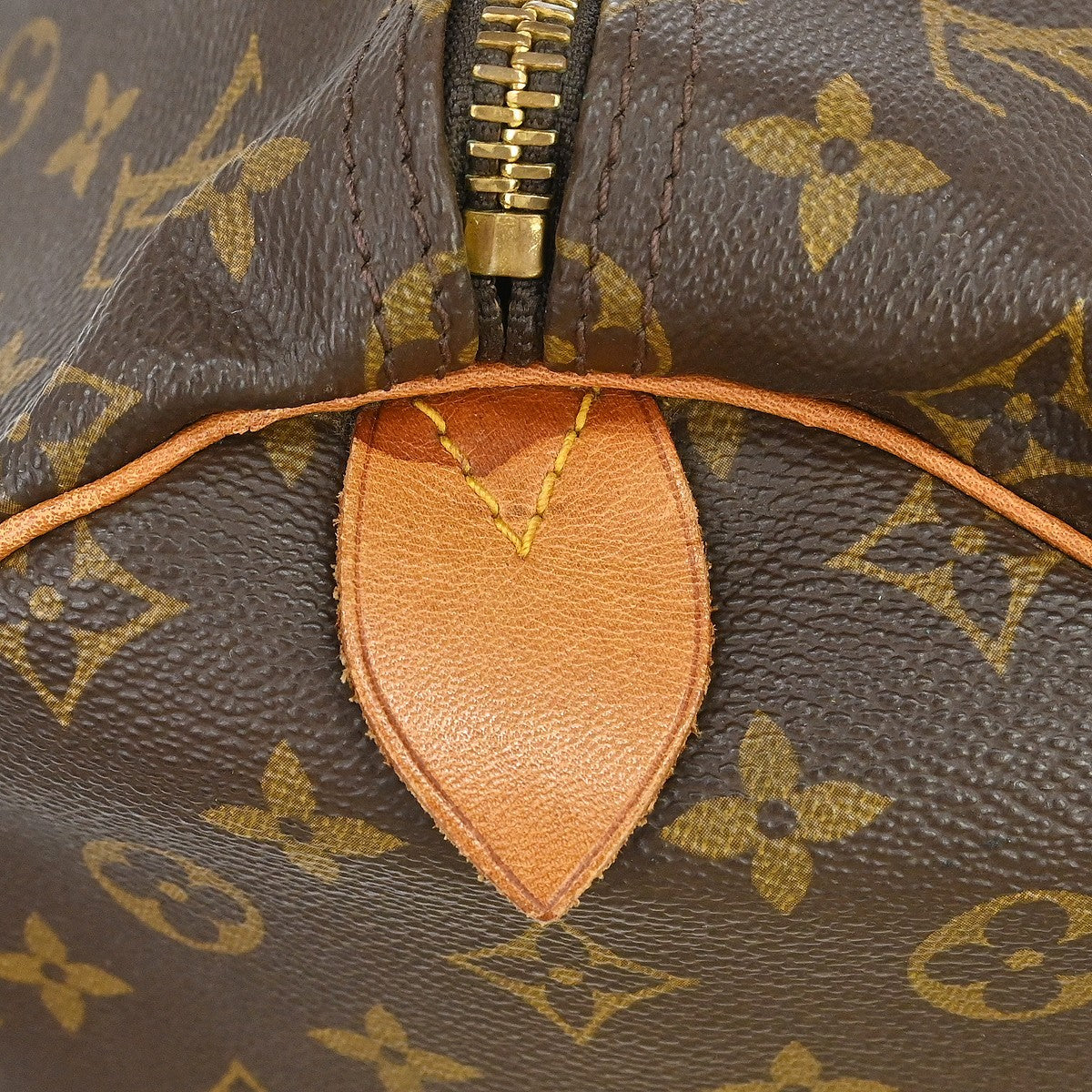 Louis Vuitton Keepall Monogram Brown Canvas Travel Bag Bag (Pre-Owned)