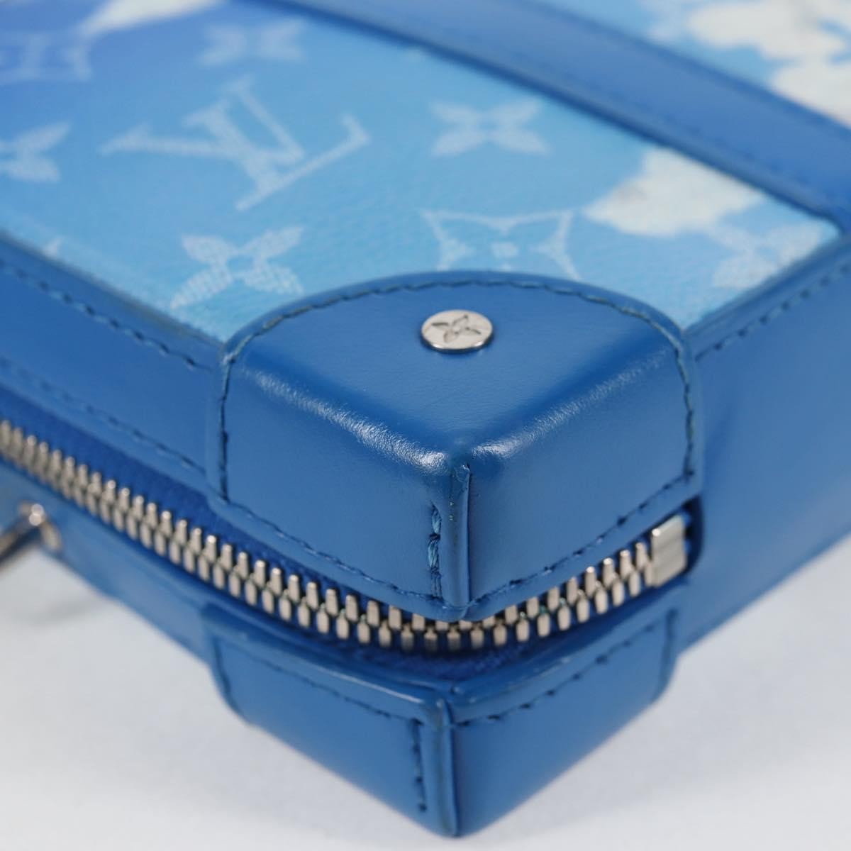 Louis Vuitton Soft Trunk Limited Edition Monogram Clouds Blue Canvas Clutche & Pouche Bag (Pre-Owned)