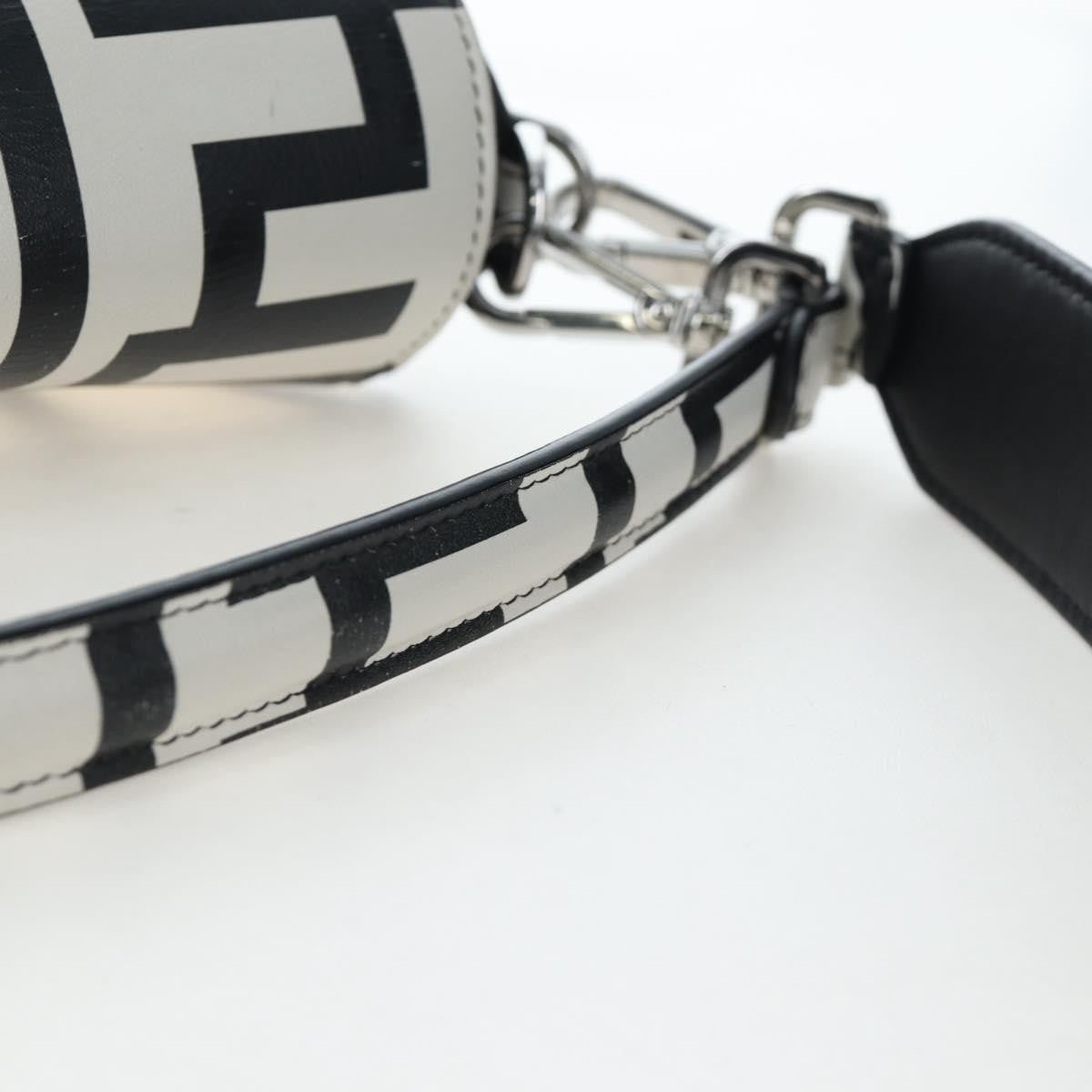 Fendi X Marc Jacobs Baguette Nm Printed Leather Black Leather Handbag (Pre-Owned)
