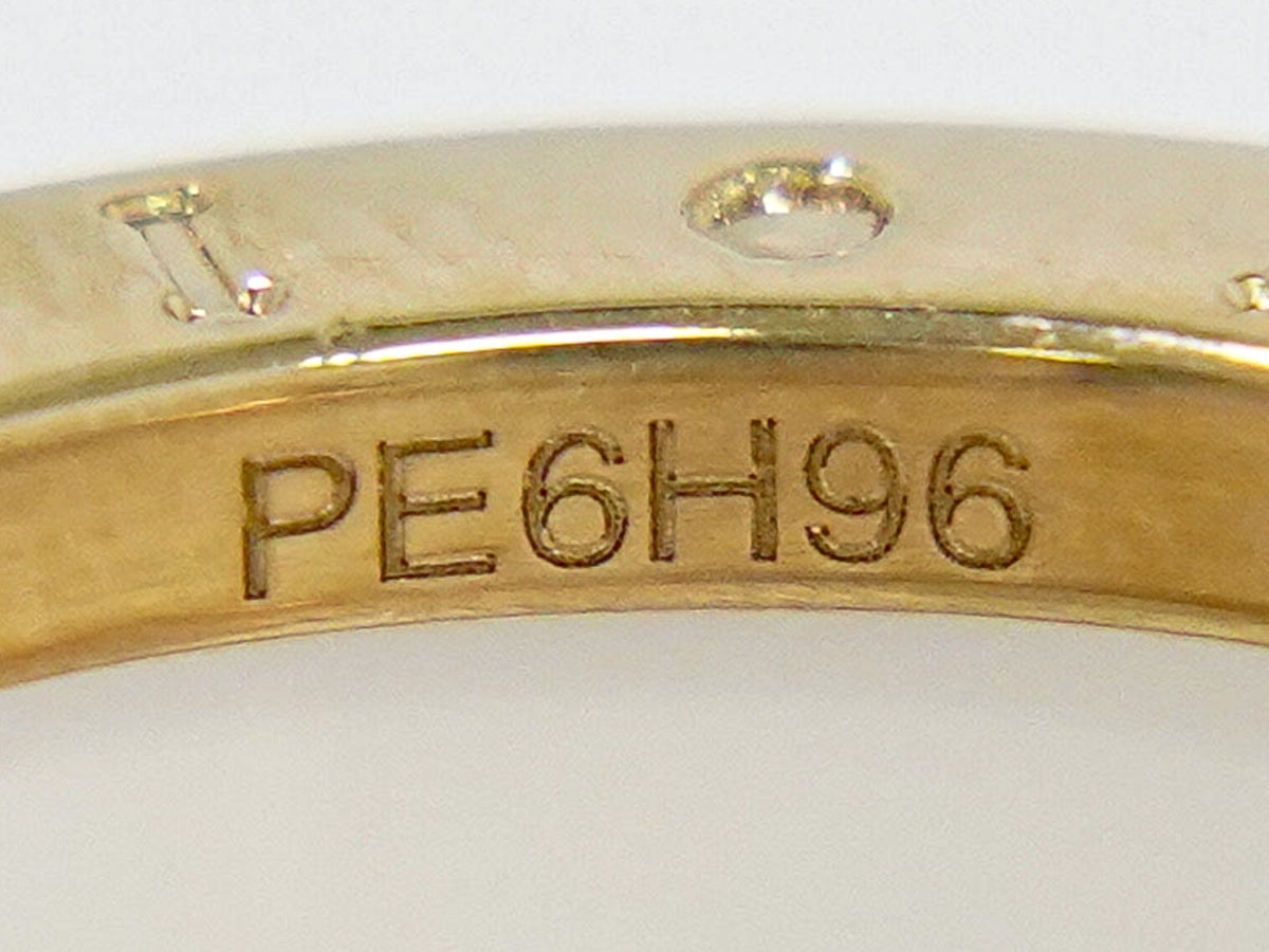 Bvlgari B.Zero1 Three Band 18K Yellow Gold And Ceramic Gold Yellow_Gold Ring Jewelry (Pre-Owned)