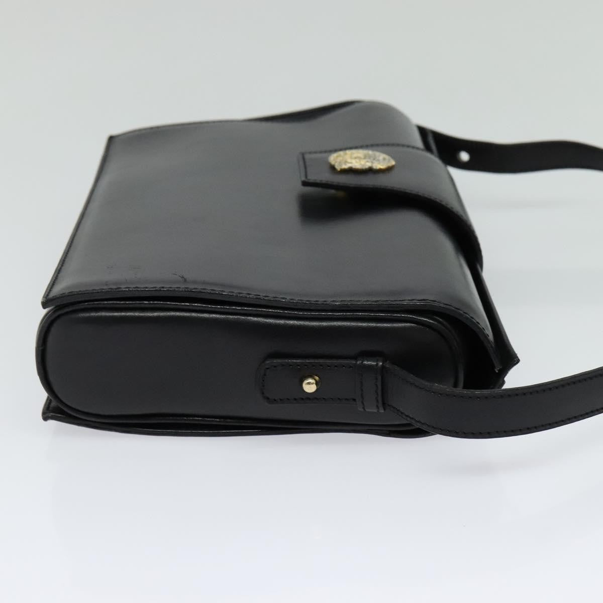 Celine Vintage Leather Black Leather Shoulder Bag Bag (Pre-Owned)