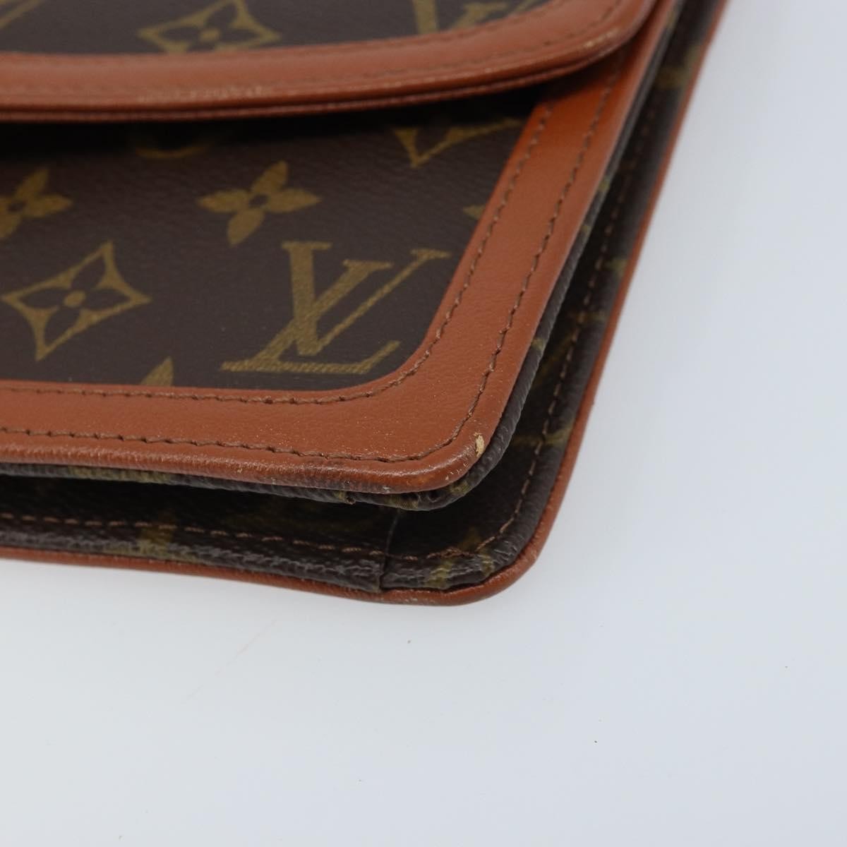Louis Vuitton Dame Pochette Monogram Canvas Brown Canvas Clutche & Pouche Bag (Pre-Owned)