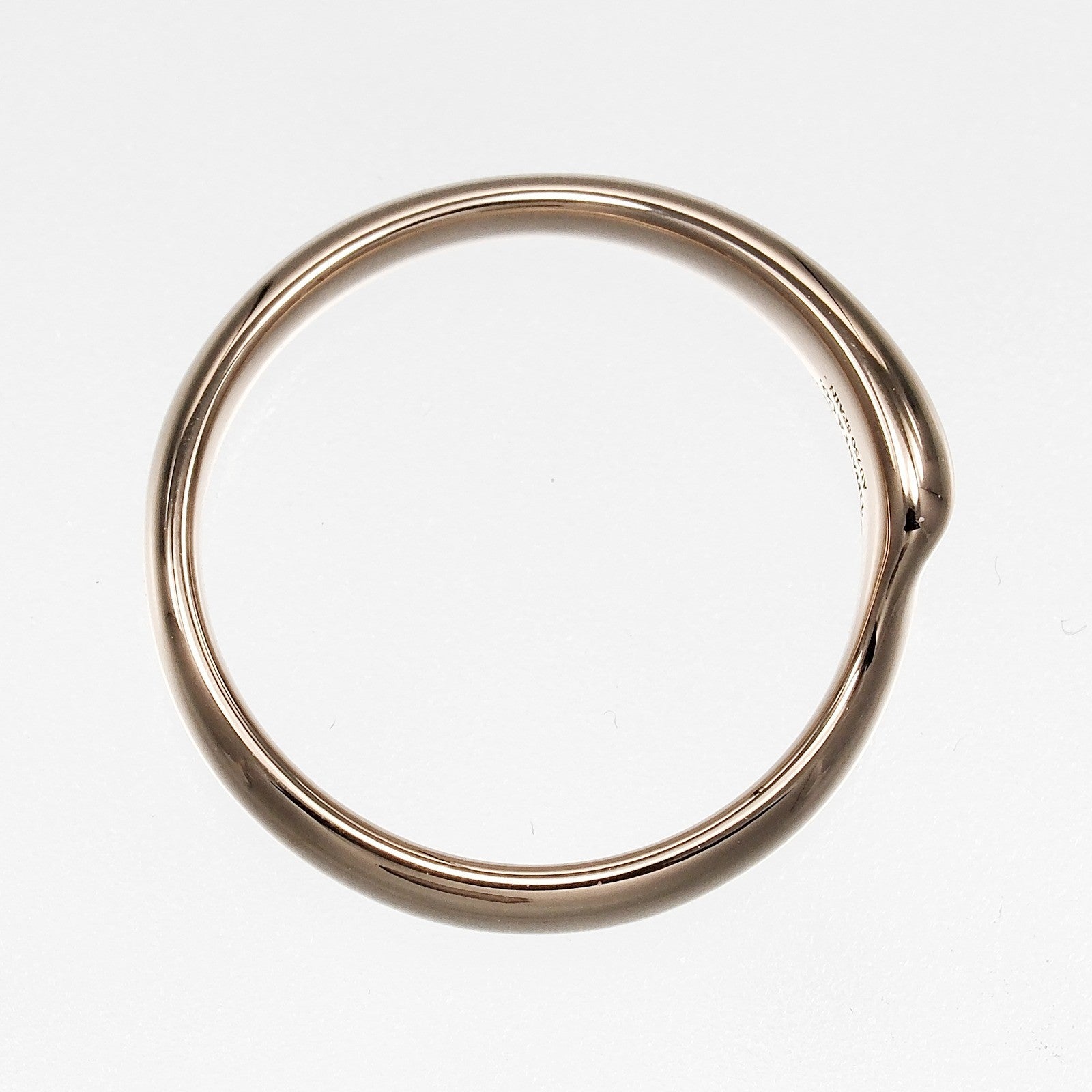 Tiffany & Co. Elsa Peretti Band Rose Gold With Diamonds Gold Pink_Gold Ring Jewelry (Pre-Owned)