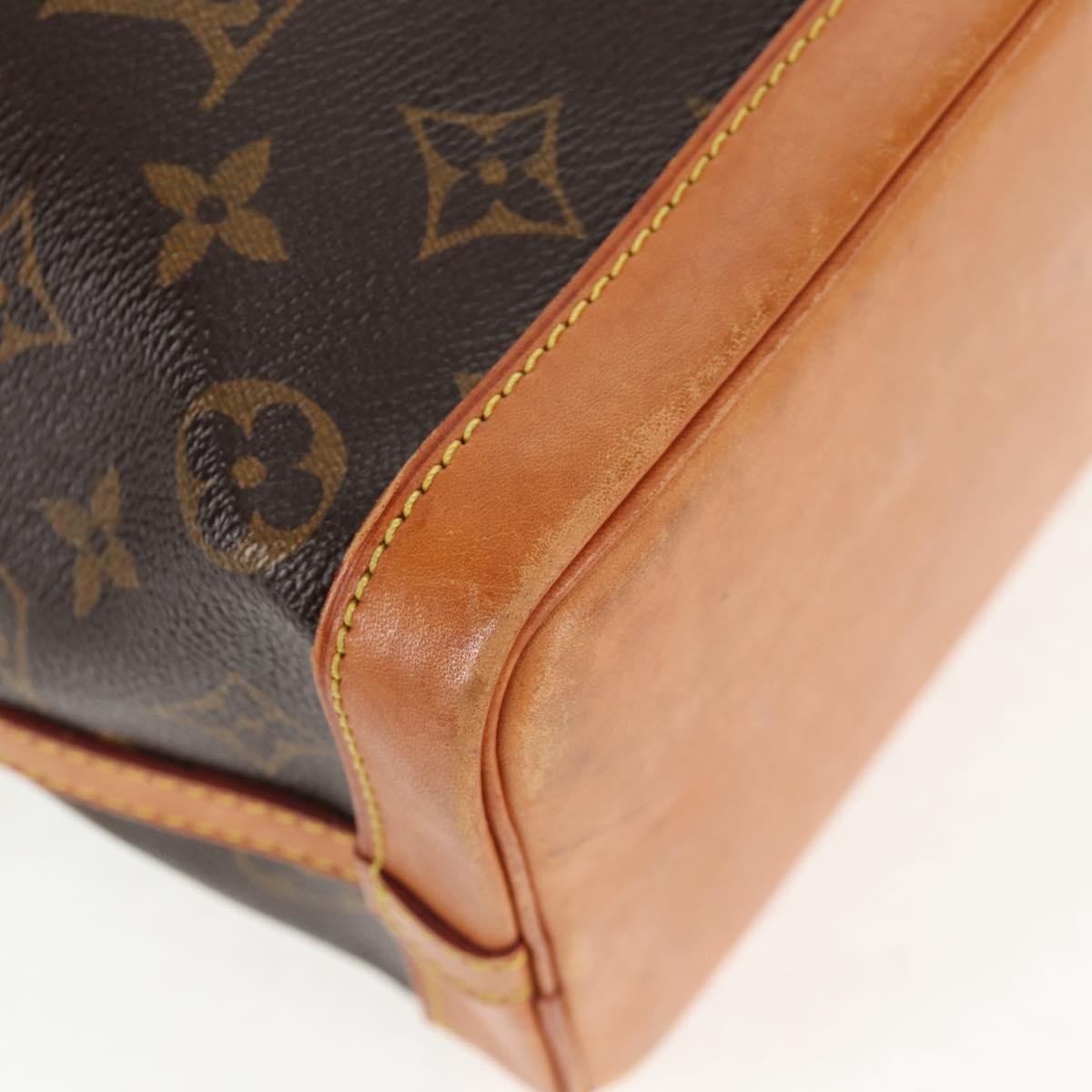 Louis Vuitton Petit Noe Nm Monogram Canvas Brown Canvas Handbag (Pre-Owned)