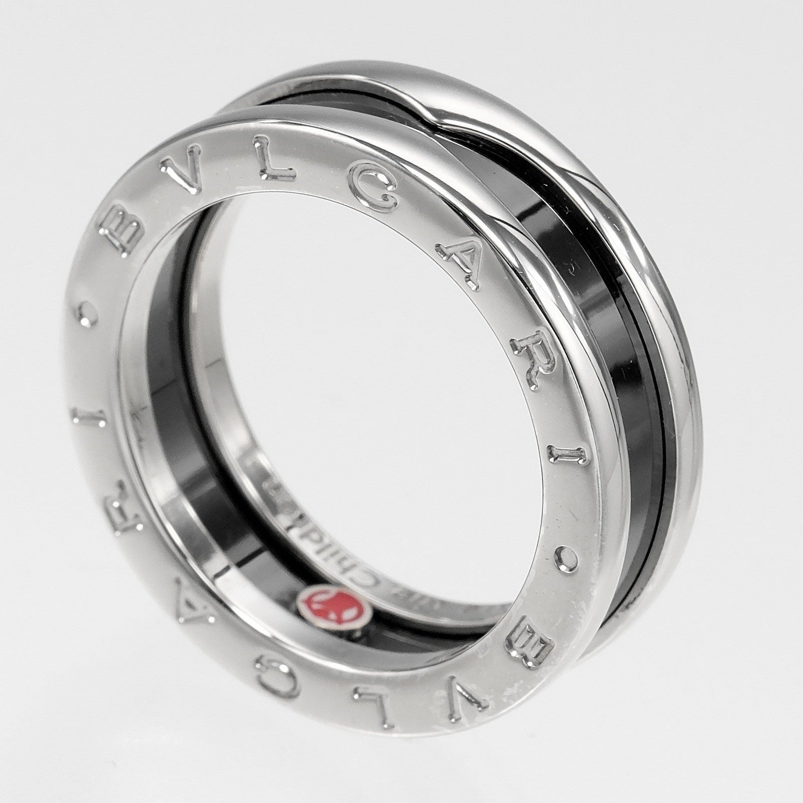 Bvlgari B.Zero1 Save The Children Soft Sterling Silver With Ceramic Silver Silver Bracelet Jewelry (Pre-Owned)