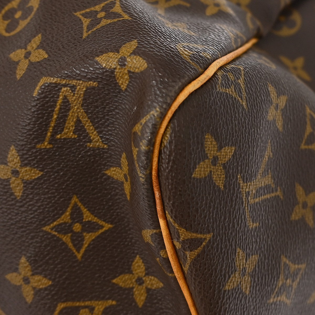 Louis Vuitton Keepall Monogram Canvas Brown Canvas Travel Bag Bag (Pre-Owned)
