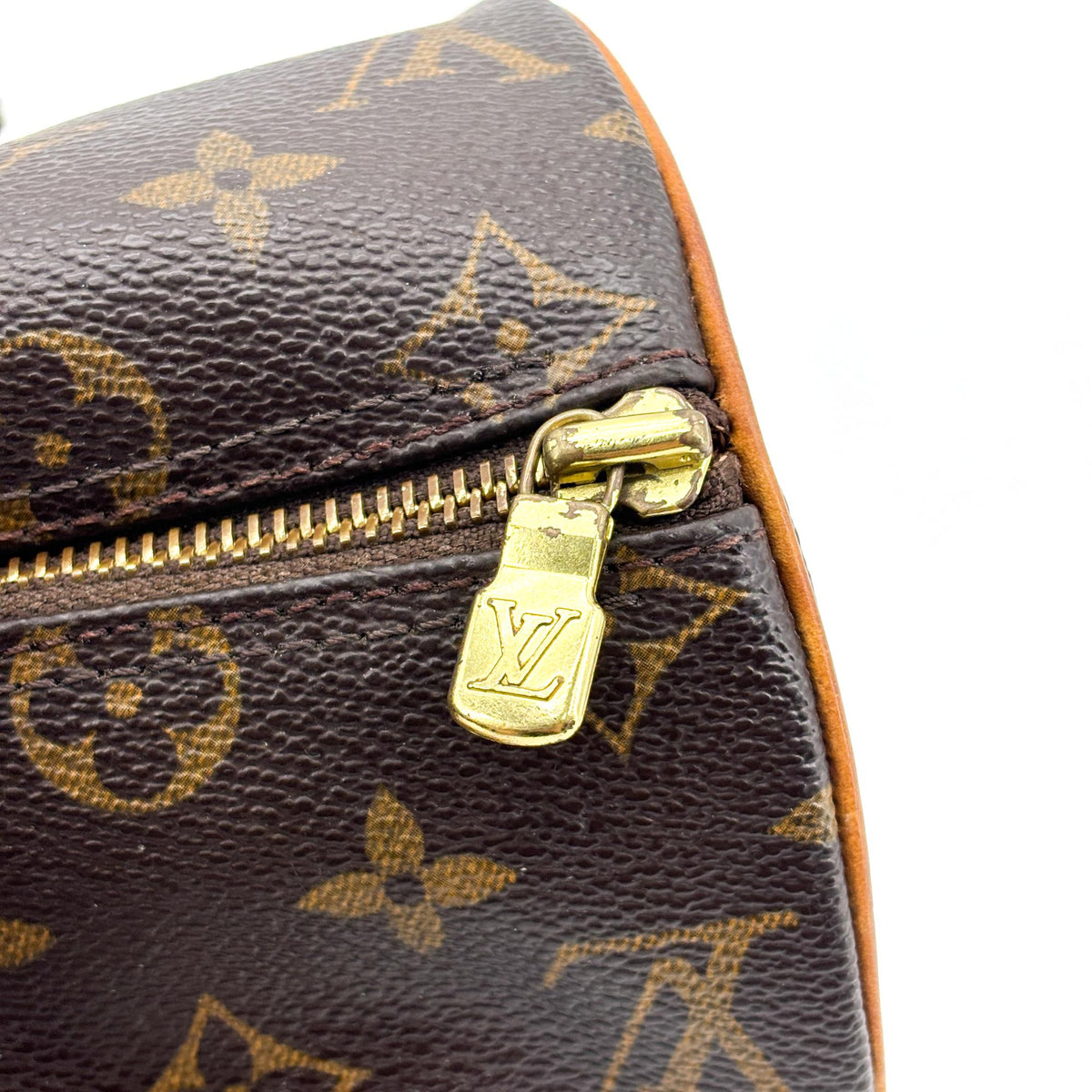 Louis Vuitton Papillon Damier Brown Canvas Handbag (Pre-Owned)