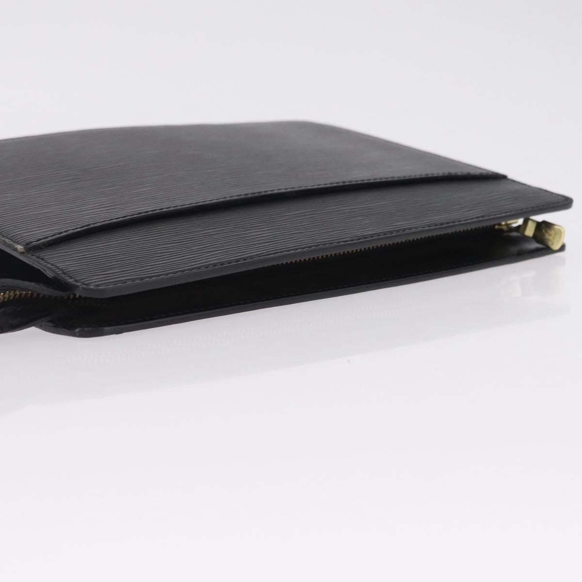 Louis Vuitton Pochette Homme Epi Leather Black Leather Clutche & Pouche Bag (Pre-Owned)