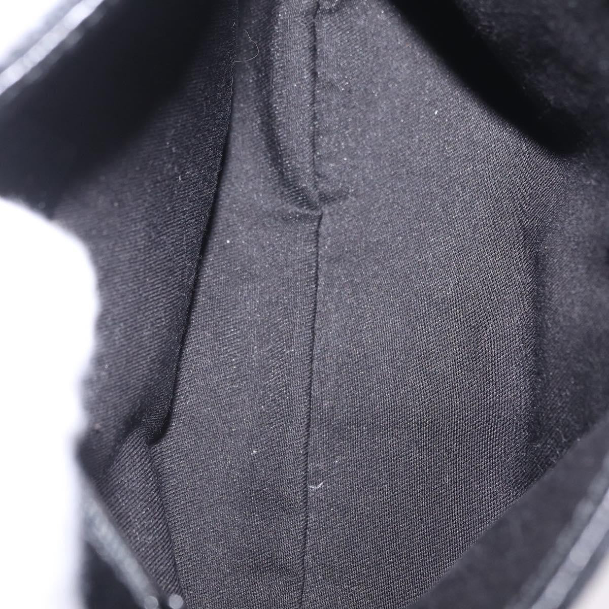 Gucci Buckle Waist Gg Canvas Black Canvas Handbag (Pre-Owned)