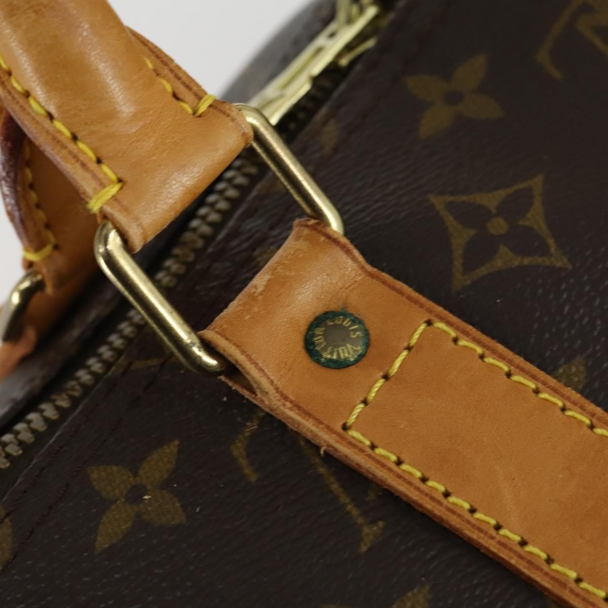 Louis Vuitton Keepall Monogram Canvas Brown Canvas Travel Bag Bag (Pre-Owned)
