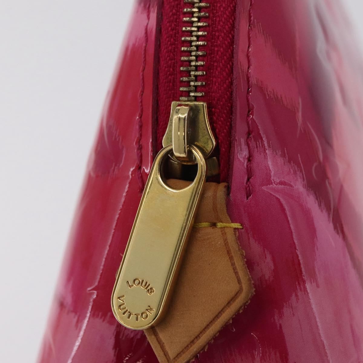 Louis Vuitton Cosmetic Case Limited Edition Monogram Vernis Ikat Pink Patent_Leather Toiletry Case Accessory (Pre-Owned)