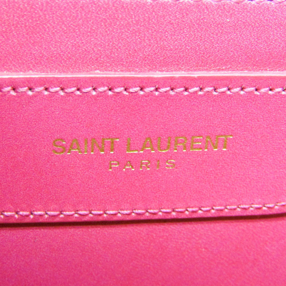 Saint Laurent Vintage Leather Pink Leather Shoulder Bag Bag (Pre-Owned)