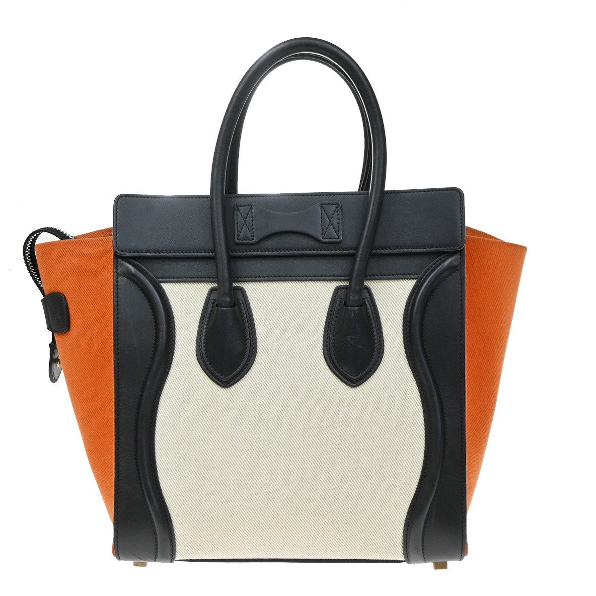 Celine Tricolor Luggage Canvas And Leather Multicolour Canvas Handbag (Pre-Owned)