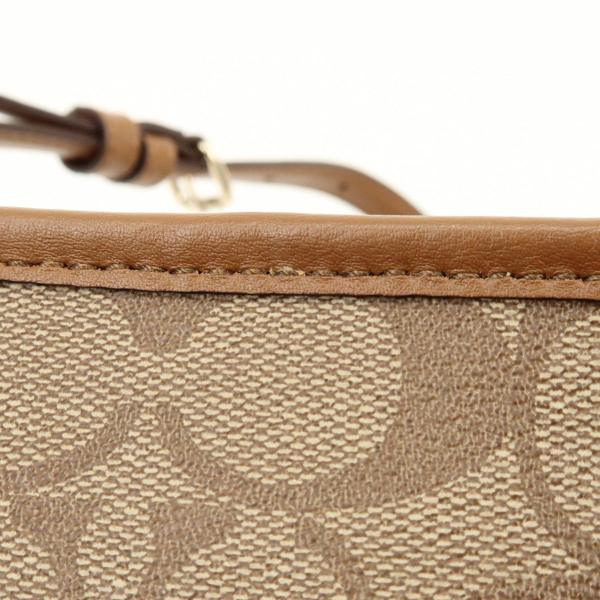 Coach Shoulder Canvas Brown Canvas Handbag (Pre-Owned)