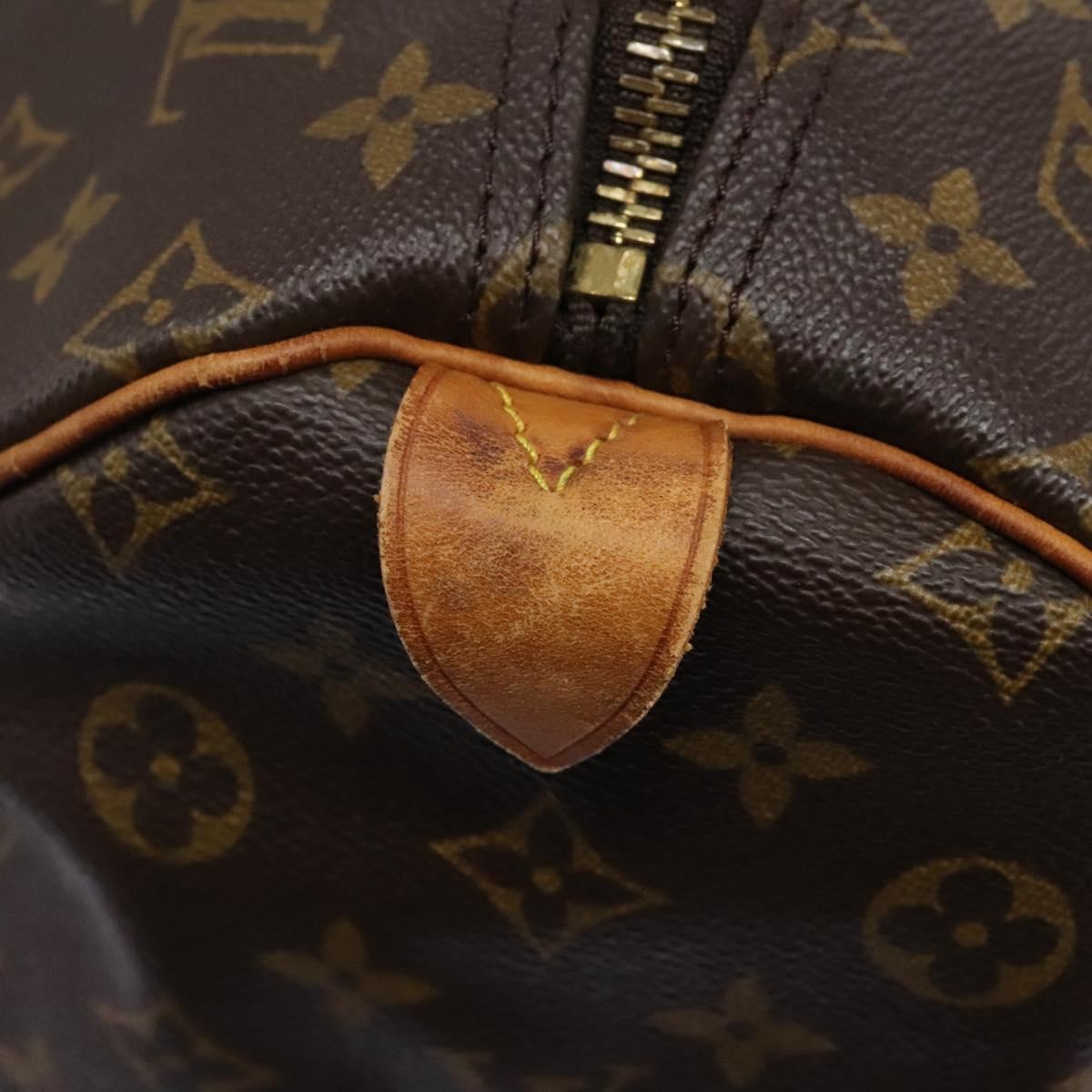 Louis Vuitton Keepall Monogram Canvas Brown Canvas Travel Bag Bag (Pre-Owned)