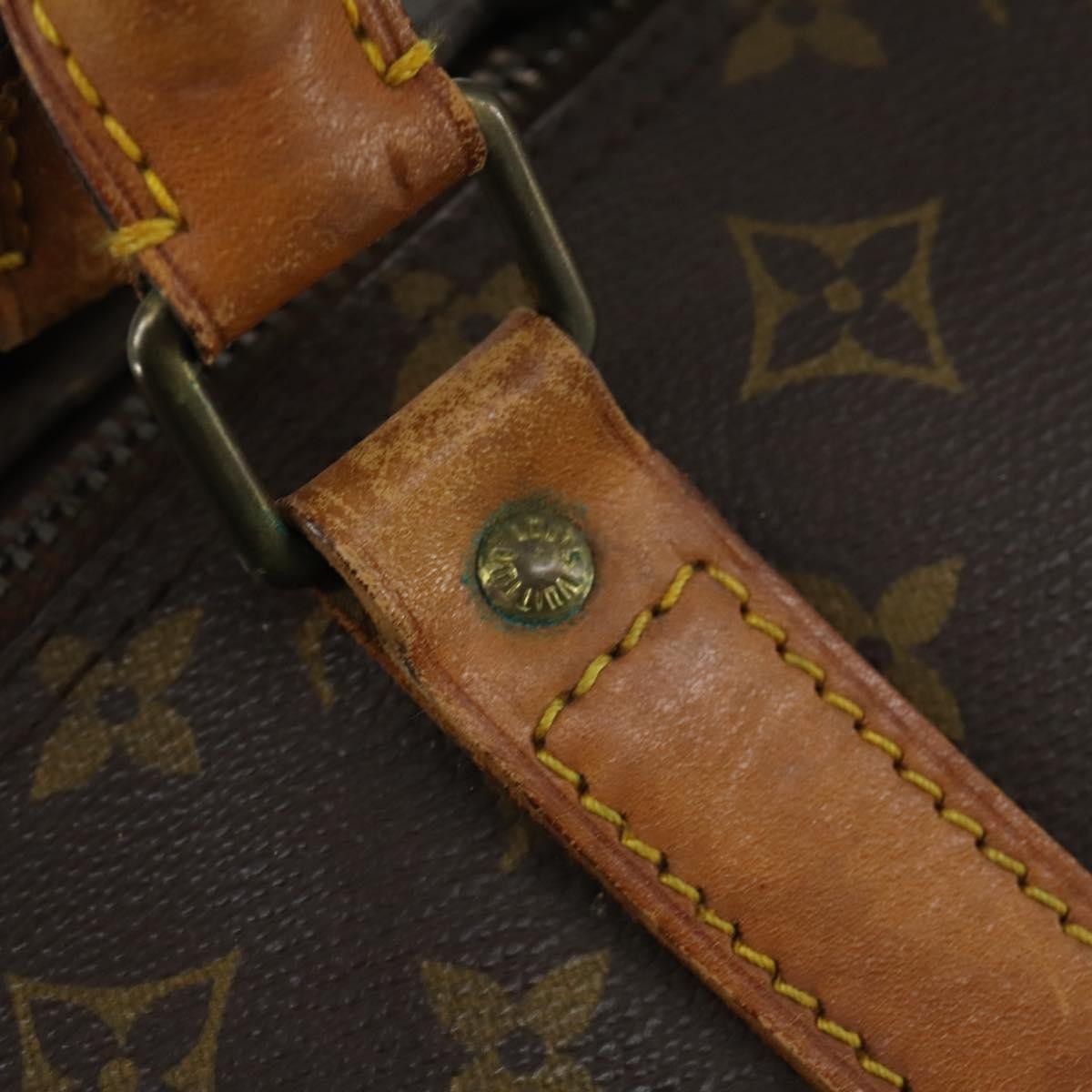Louis Vuitton Keepall Monogram Canvas Brown Canvas Travel Bag Bag (Pre-Owned)