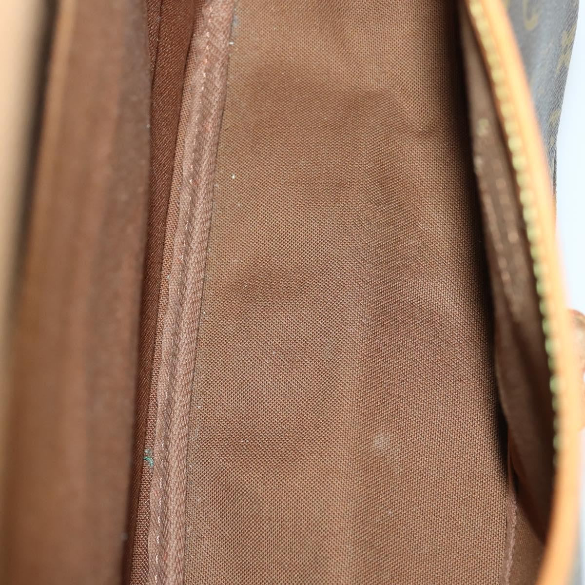 Louis Vuitton Saumur Monogram Canvas Brown Canvas Shoulder Bag Bag (Pre-Owned)