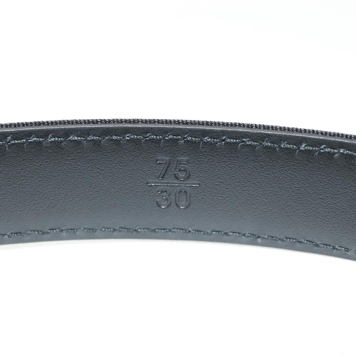Chanel Logo Belt Leather With Metal And Crystals Black Leather Belts Accessory (Pre-Owned)