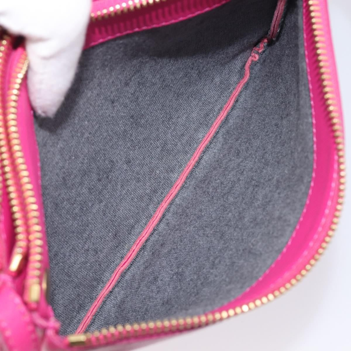 Celine Trio Leather Pink Leather Crossbody Bag Bag (Pre-Owned)