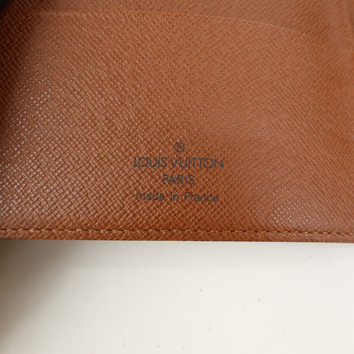 Louis Vuitton Ring Agenda Cover Monogram Canvas Brown Canvas Briefcase Bag (Pre-Owned)