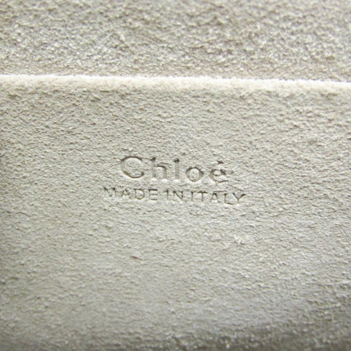 Chloe Nile Leather Beige Leather Shoulder Bag Bag (Pre-Owned)