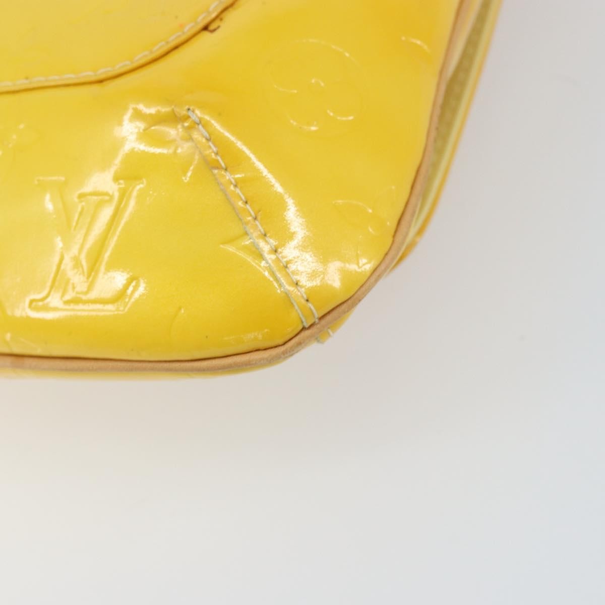 Louis Vuitton Thompson Street Monogram Vernis Yellow Patent_Leather Handbag (Pre-Owned)