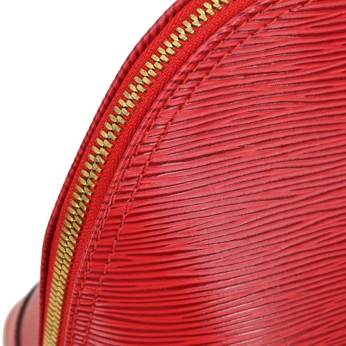 Louis Vuitton Alma Epi Leather Red Leather Handbag (Pre-Owned)